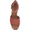Lucky Brand Women’s Himmy Sculpted Wedge Sandal(Eco Red)