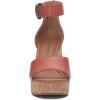 Lucky Brand Women’s Himmy Sculpted Wedge Sandal(Eco Red)
