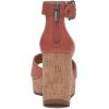 Lucky Brand Women’s Himmy Sculpted Wedge Sandal(Eco Red)