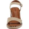 Lucky Brand Women’s Jennyl Heeled Sandal(Bone)