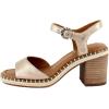 Lucky Brand Women’s Jennyl Heeled Sandal(Stardust)
