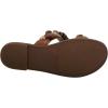 Lucky Brand Women’s Kabrina Flat Sandal(Natural Multi)