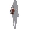 Lucky Brand Women’s Kate Leather Shoulder(Coffee)