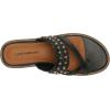 Lucky Brand Women’s Kaykey Flat Sandal(Black/Black)