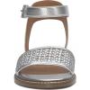 Lucky Brand Women’s Kimaya Flat Sandal(Silver)