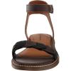 Lucky Brand Women’s Kyndall Flat Sandal(Chocolate/Blue)