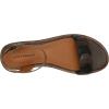 Lucky Brand Women’s Kyndall Flat Sandal(Chocolate/Blue)