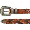 Lucky Brand Women’s Leather Belt | Leather | Trend | Stylish | Classic | Modern | Jeans | Pants | Skirt | Dress(Braided Western – Multi)