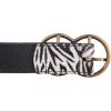 Lucky Brand Women’s Leather Belt | Leather | Trend | Stylish | Classic | Modern | Jeans | Pants | Skirt | Dress(Haircalf – Zebra)