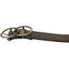 Lucky Brand Women’s Leather Belt | Leather | Trend | Stylish | Classic | Modern | Jeans | Pants | Skirt | Dress(Snakeskin Double Ring – Brown)