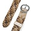 Lucky Brand Women’s Leather Belt | Leather | Trend | Stylish | Classic | Modern | Jeans | Pants | Skirt | Dress(Tan Multi)
