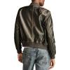 Lucky Brand Women’s Liana Leather Bomber(Black)