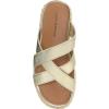 Lucky Brand Women’s Loftee Sandal-Platform(Platino)
