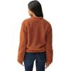 Lucky Brand Women’s Long Sleeve Zip Front Utility Teddy Coat(Glazed Ginger)