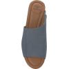 Lucky Brand Women’s Malenka Wedge Sandal(Natural Blue)
