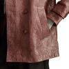 Lucky Brand Women’s Marla Leather Pebble Trench(Burgundy)