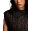Lucky Brand Womens Metallic Sweater Vest(Ocean Deep)