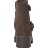Lucky Brand Women’s Migyn Motorcycle Boot(Cappuccino)