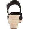 Lucky Brand Women’s Mindra Espadrille Wedge Sandal(Black)