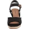 Lucky Brand Women’s Mindra Espadrille Wedge Sandal(Black)