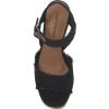 Lucky Brand Women’s Mindra Espadrille Wedge Sandal(Black Denim)
