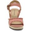 Lucky Brand Women’s Mindra Espadrille Wedge Sandal(Coral)