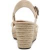 Lucky Brand Women’s Mindra Espadrille Wedge Sandal(Macadamia)