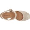 Lucky Brand Women’s Mindra Espadrille Wedge Sandal(Natural/Plat)