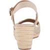 Lucky Brand Women’s Mindra Espadrille Wedge Sandal(Natural/Plat)