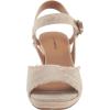 Lucky Brand Women’s Mindra Espadrille Wedge Sandal(Natural/Plat)