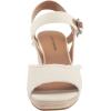 Lucky Brand Women’s Mindra Espadrille Wedge Sandal(White)