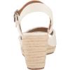 Lucky Brand Women’s Mindra Espadrille Wedge Sandal(White)