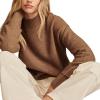 Lucky Brand Women’s Mock Neck(Chocolate Torte)