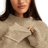 Lucky Brand Women’s Mock Neck(Light Heather Grey)