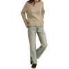 Lucky Brand Women’s Mock Neck(Light Heather Grey)