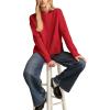 Lucky Brand Women’s Mock Neck(Tango Red)