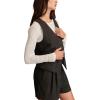 Lucky Brand Womens One Button Vest(Grey Check)