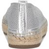 Lucky Brand Women’s Orena Flat Sandal(Silver Knit)