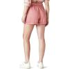 Lucky Brand Women’s Paperbag Shorts(Deep Rose)