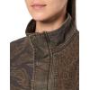 Lucky Brand Women’s Patchwork Camo Cropped Jacket(Camo Print Mix)