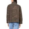 Lucky Brand Women’s Patchwork Camo Cropped Jacket(Camo Print Mix)