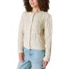 Lucky Brand Women’s Puff Sleeve Shine Cardigan(Whisper White)