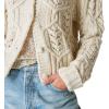 Lucky Brand Women’s Puff Sleeve Shine Cardigan(Whisper White)