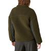 Lucky Brand Women’s Reversible Mixed Media Faux Shearling Jacket(Olive Multi)