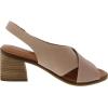 Lucky Brand Women’s Rhidlee High Heel Sandal Heeled(Cannellini)