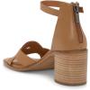 Lucky Brand Women’s Sarwa Ankle Strap Sandal Heeled(Latte)
