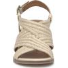 Lucky Brand Women’s Sasina Heeled Sandal(Parchment)
