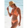Lucky Brand Womens Sea of Love Shirred Hipster Bikini Bottom, Cheeky Coverage, Swimwear Separates for Women(Apricot Ice)