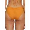 Lucky Brand Womens Sea of Love Shirred Hipster Bikini Bottom, Cheeky Coverage, Swimwear Separates for Women(Gold)