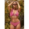 Lucky Brand Womens Sea of Love Shirred Hipster Bikini Bottom, Cheeky Coverage, Swimwear Separates for Women(Pinkie)
